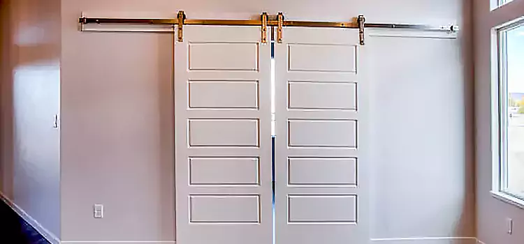 Glass Barn Door with Installation Hardware Kit Huntington